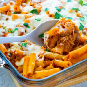 Baked Ziti With Meat Sauce