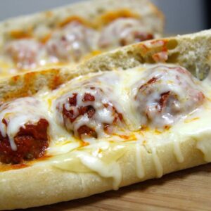 Meatball Parmigiana Sub